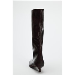 KITTEN HEEL BOOTS