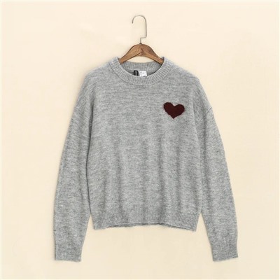 Женский джемпер с сердцем Н*М