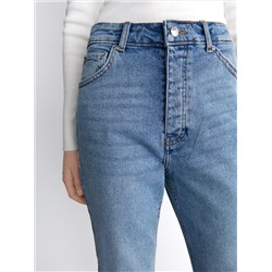 Jeans im Mom-Fit mit Elastanmischung