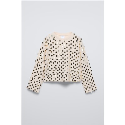 SOFT TOUCH SEQUIN T-SHIRT