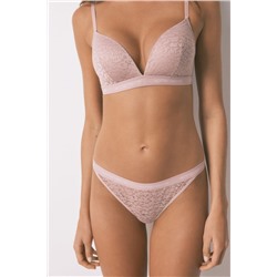 Braga brasileña animal print rosa