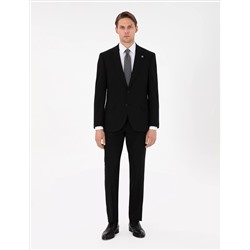 Siyah Slim Fit Takım Elbise