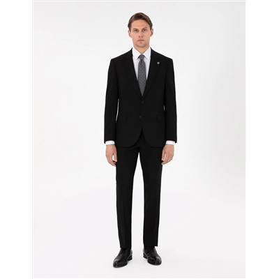 Siyah Slim Fit Takım Elbise
