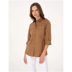 Camel Slim Fit Uzun Kollu Gömlek
