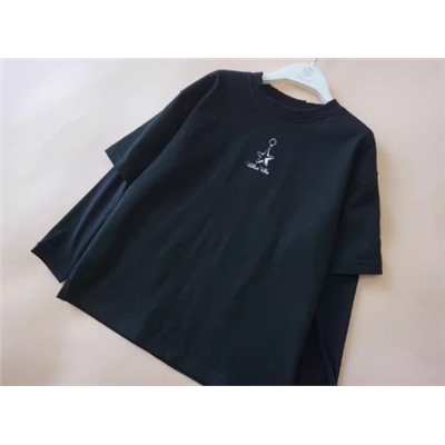 Хлопковый лонгслив для девочек МАА*Г