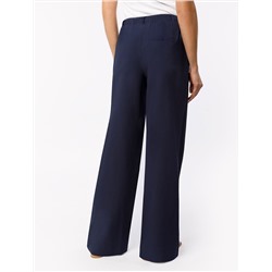 Свободные брюки с поясом на резинке из плотного лиоцелла