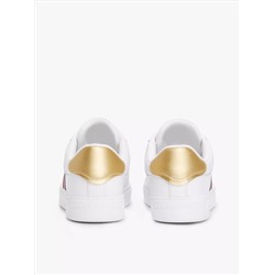 Signature Stripe Leather Court Sneaker Women