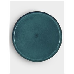 Тарелка обеденная, 28 см, керамика, морская волна, Comet