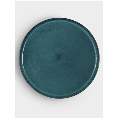 Тарелка обеденная, 28 см, керамика, морская волна, Comet