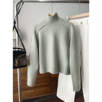 Женский свитер приятного мятного цвета Н*М