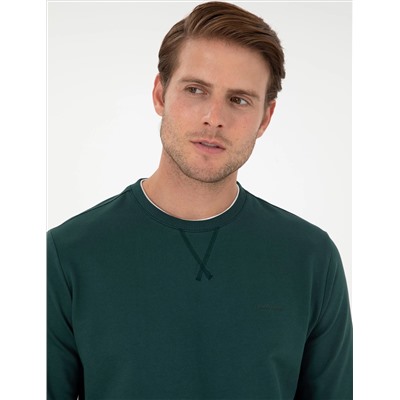 Zümrüt Regular Fit Bisiklet Yaka Basic Sweatshirt