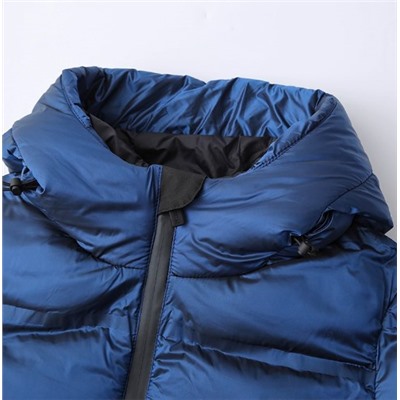 Модная блестящая стеганая куртка