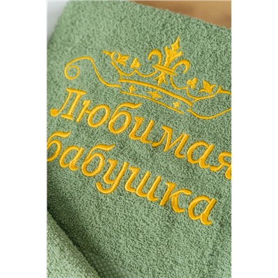 14419/5 Любимая бабушка полотенце махровое плотность 400гр
