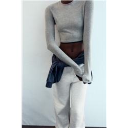 MOCK LAYER CROP T-SHIRT