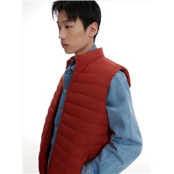 Weste mit Taschen und Stehkragen