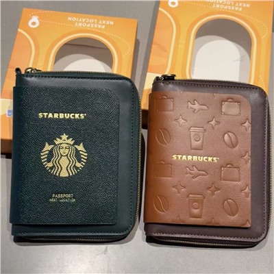 Для любителей СТАРБАК*С Многофункциональный держатель для паспорта, карточек и билетов.