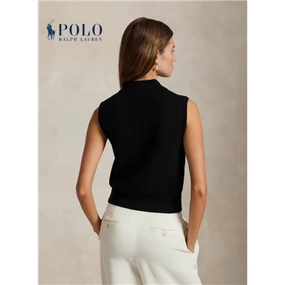 Женский черный трикотажный жилет РАЛЬ*Ф Л