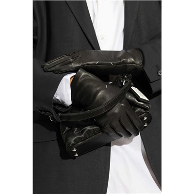 Женские утепленные кожаные перчатки  MAISO*N MARGIEL*A