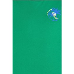 Erkek Yeşil Bisiklet Yaka Tişört