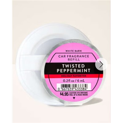 Twisted Peppermint Car Fragrance Refill