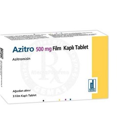 Azitro 500 mg Film Kaplı Tablet