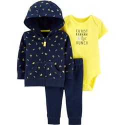 Carter's | Baby 3-Piece Crab Little Jacket Set