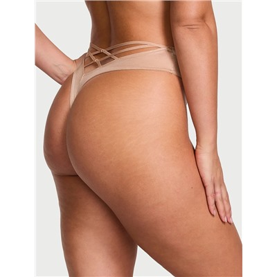 Very Sexy Smooth High-Waist Strappy-Back Thong Panty