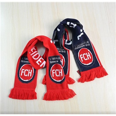 Двухсторонний вязаный теплый шарф