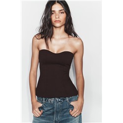 TOP BANDEAU ESCOTE CORAZÓN