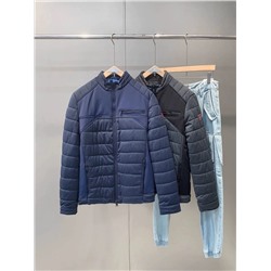 Мужская теплая водонепроницаемая куртка из комбинированных материалов  ГЕС*С