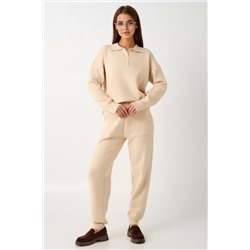 Костюм вязаный теплый с брюками и кофтой #4