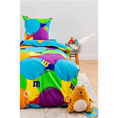 КПБ "Павлайн" FreeDom бязь 1,5 сп. "Конфетки" вид 1 с 1 нав. 70*70