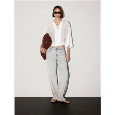 Женская полупрозрачная блузка МАССИМО Д