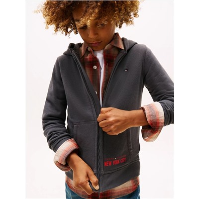 Kids' NYC Graphic Zip Hoodie
