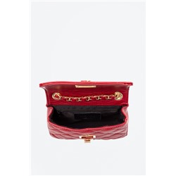 Bandolera de piel Burdeos y dorado - Firenze Artegiani