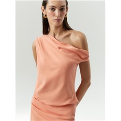 Топ с добавлением льна, B3198/dous