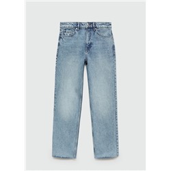 Jeans Blanca rectos crop