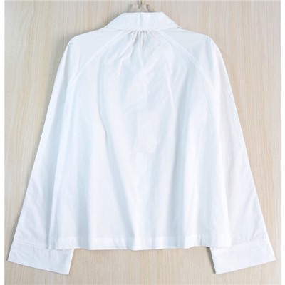 Белая рубашка с нишевым дизайном  Рукава реглан КО*С