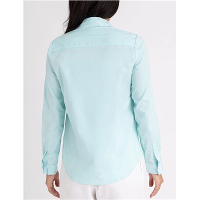 SOLID STRETCH POPLIN SHIRT