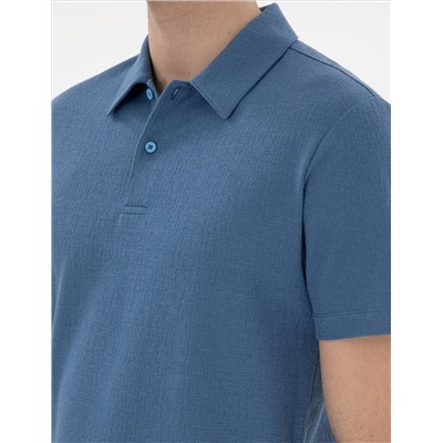 Mavi Slim Fit Polo Yaka Tişört