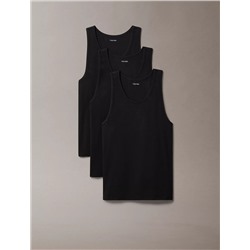 Cotton Stretch Blend 3-Pack Tank Top