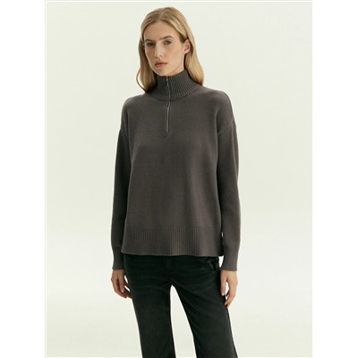 Свитер с воротником-стойкой, B3144/qastan