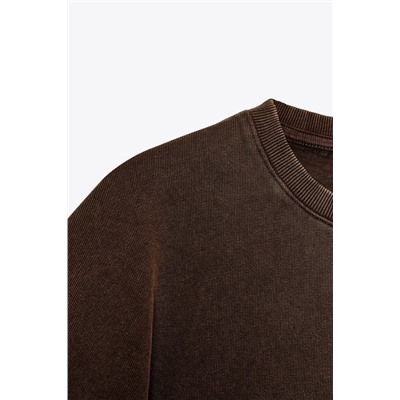 WASHED CAP SLEEVE T-SHIRT