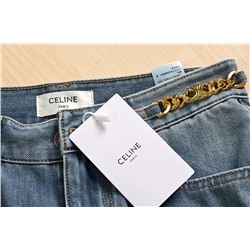 Свободные прямые джинсы из выстиранного хлопка СЕЛИ*Н