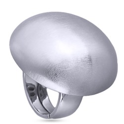 Кольцо 3см Геометрия (покрытие матовый родий), Есть комплект