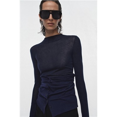 EXTRA FINE WOOL AND SILK TOP