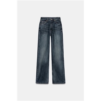 JEANS TRF WIDE LEG TIRO ALTO FULL LENGTH