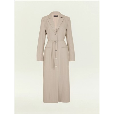 Жакет-платье макси в полоску, ML891/ginger