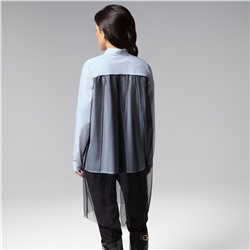 Рубашка из вискозы, Срочно на обложку (blue)