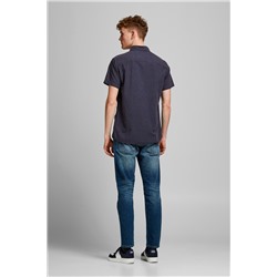 Camisa regular fit Azul marino